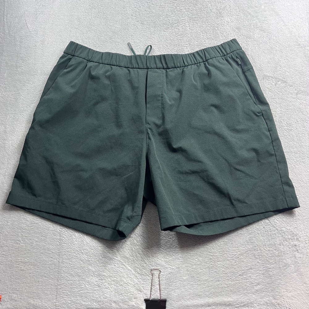 Lululemon ABC WovenAir Pull-On Short 7" Green XXL LM7BNQS Mens